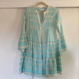 WORN ONCE Devotion Twins Anthropologie embroidered Ella tunic dress